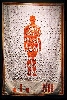 Abdoulaye Konaté – Tentures teintures : Abdoulaye Konaté, Initiation 3, 2004, textile, 265 x 194 cm, 